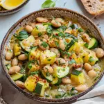 Slow Cooked Courgettes and Creamy Butterbeans