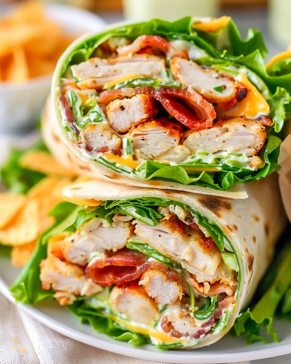 Chicken Bacon Ranch Wrap: Easy Homemade Delight for All