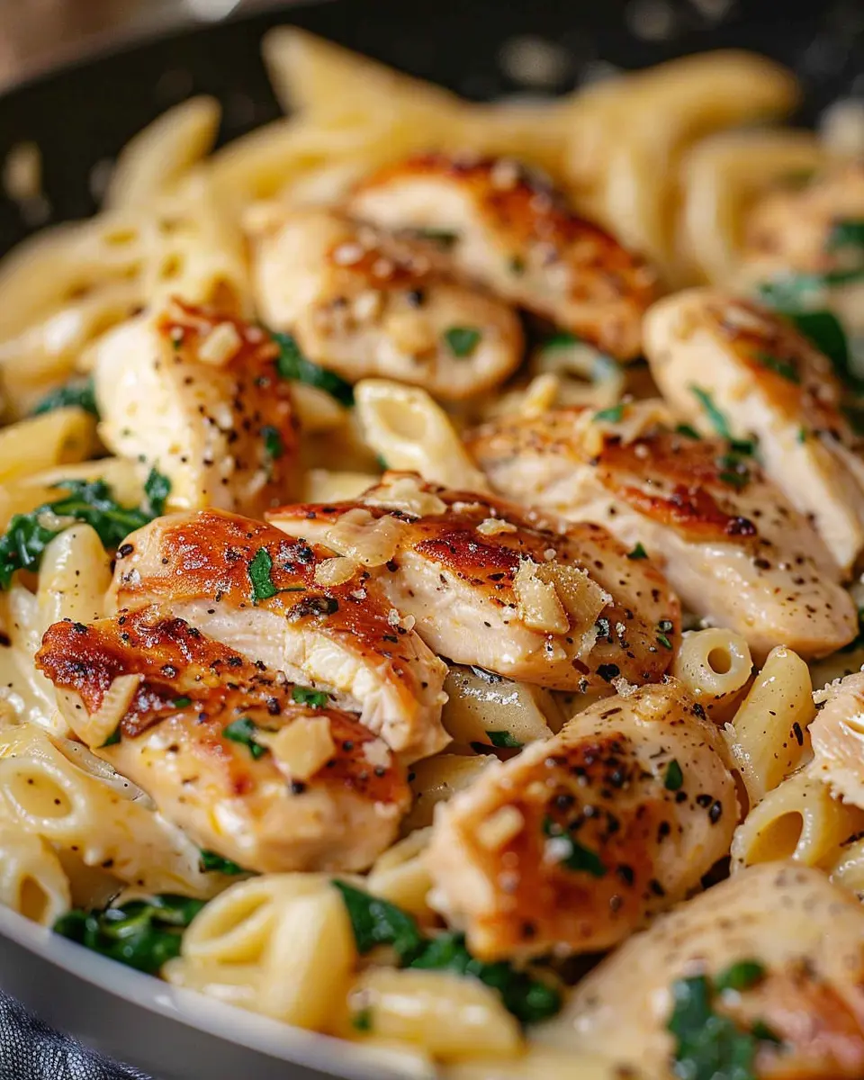 Healthy Garlic Parmesan Chicken Pasta: A Deliciously Easy Family Favorite