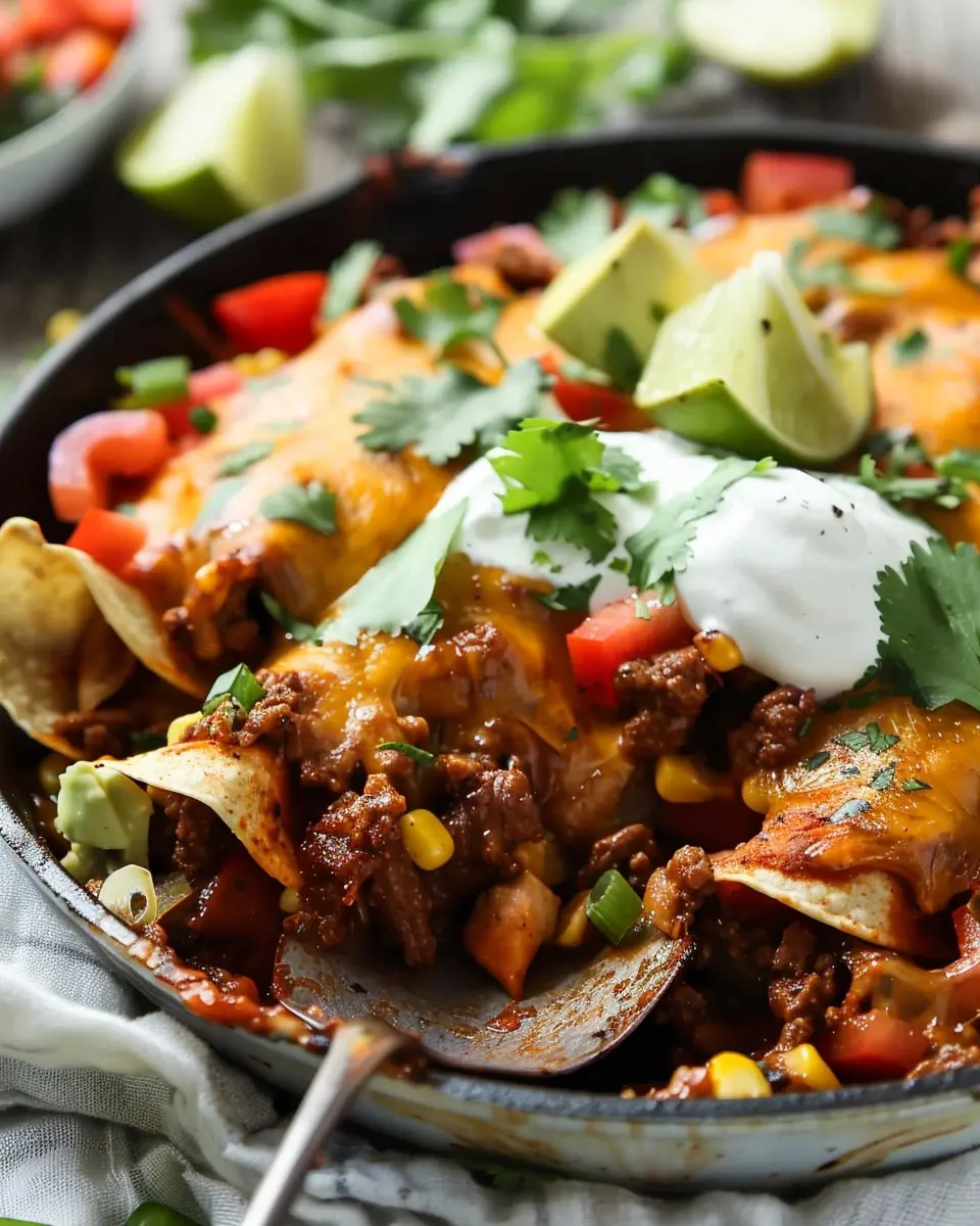 Beef Skillet Enchiladas: Easy, Delicious Comfort Food at Home