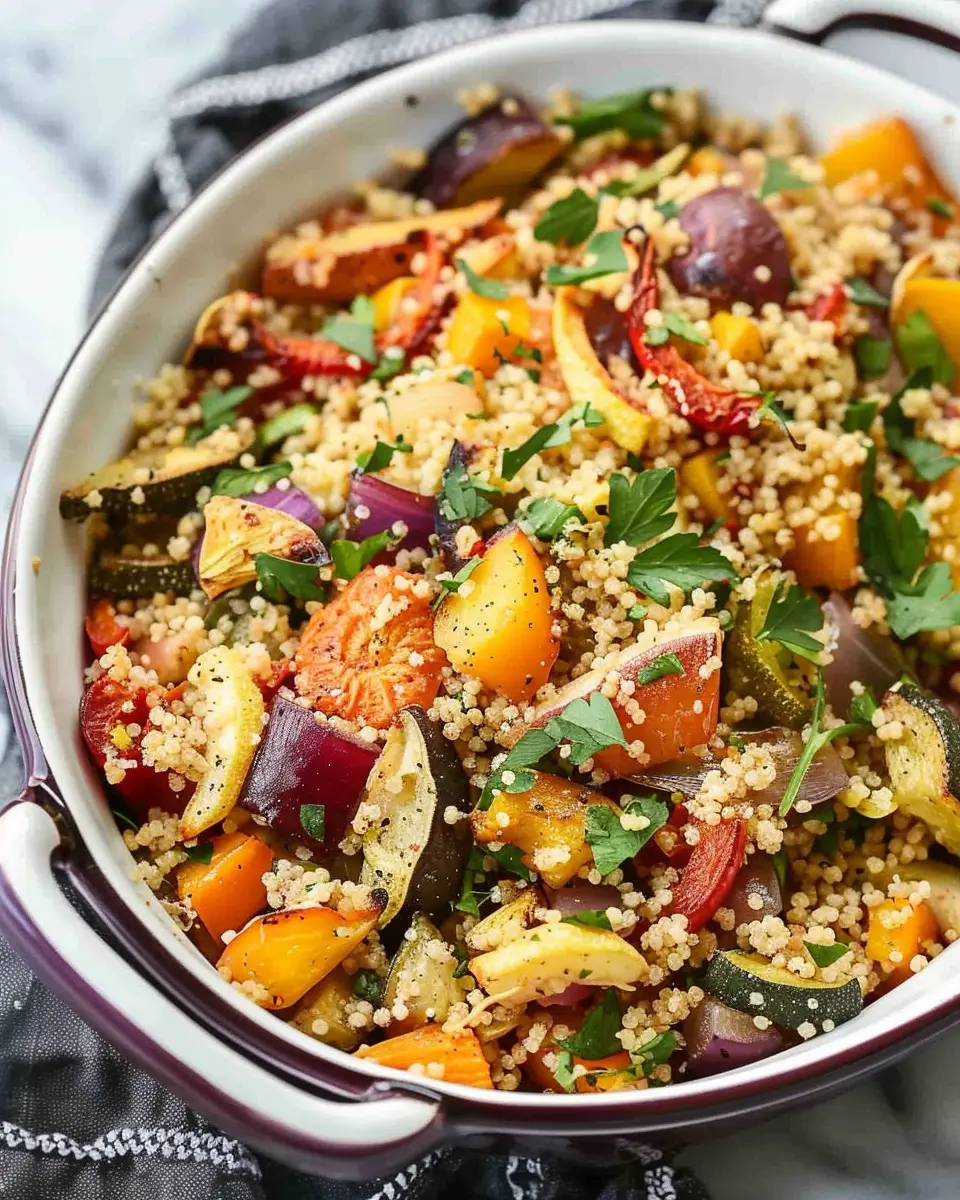 Roasted Vegetable Couscous: Easy Recipe for a Wholesome Meal