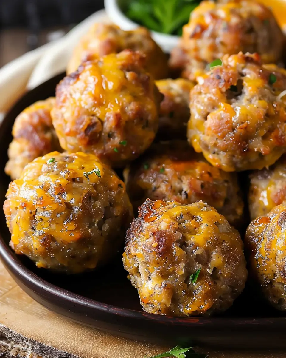 Bisquick Sausage Balls: Easy Beefy Delights with Turkey Bacon