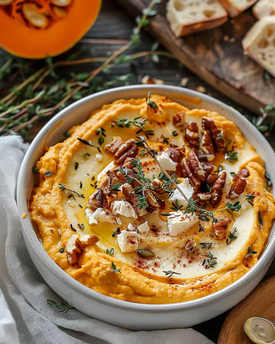 Pumpkin Whipped Feta Dip: A Irresistibly Creamy Delight