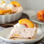 No Bake Peach Chiffon Pie