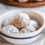 Gingerbread Snowball Cookies