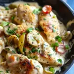 Creamy Pepperoncini Chicken Skillet