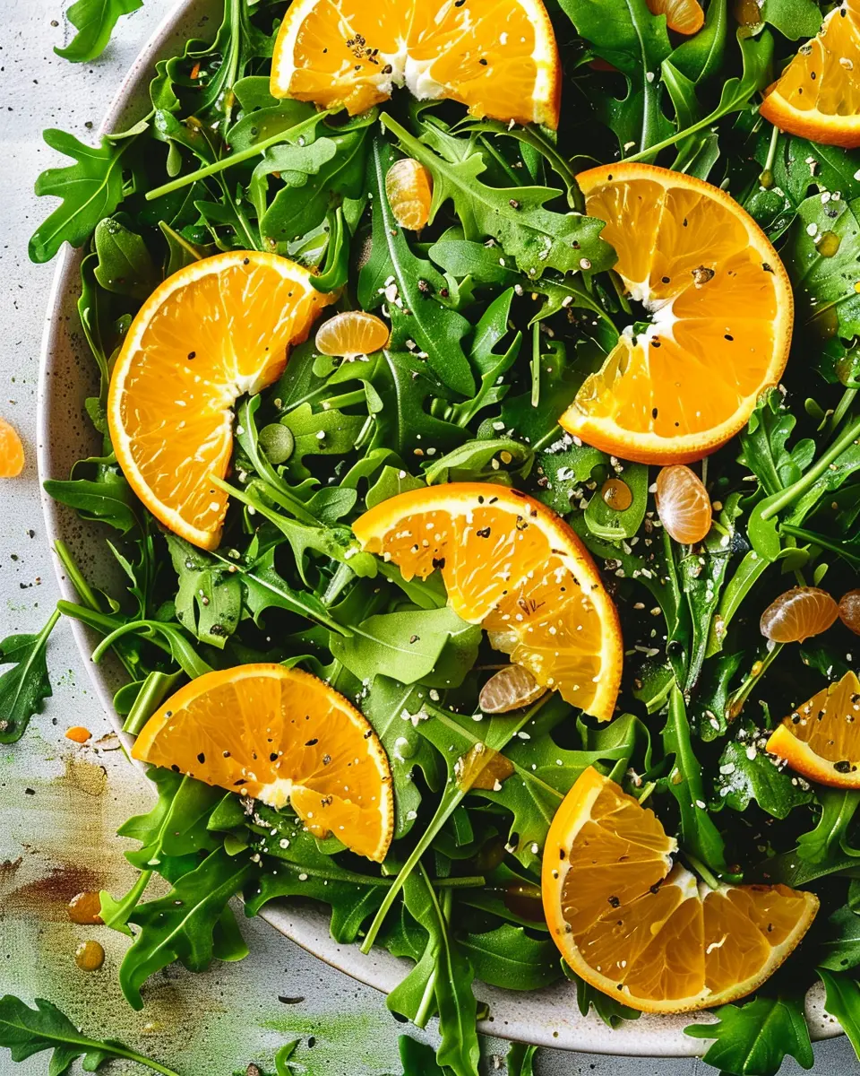 Orange Arugula Salad with Turkey Bacon: A Delightfully Fresh Twist