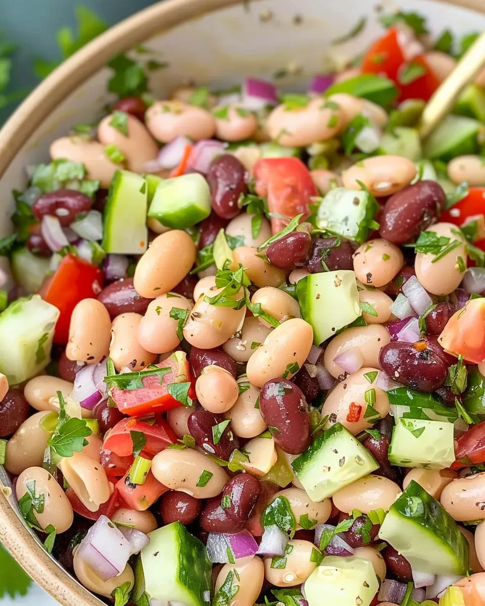 Mediterranean Bean Salad: Easy, Healthy Twist for Home Cooks