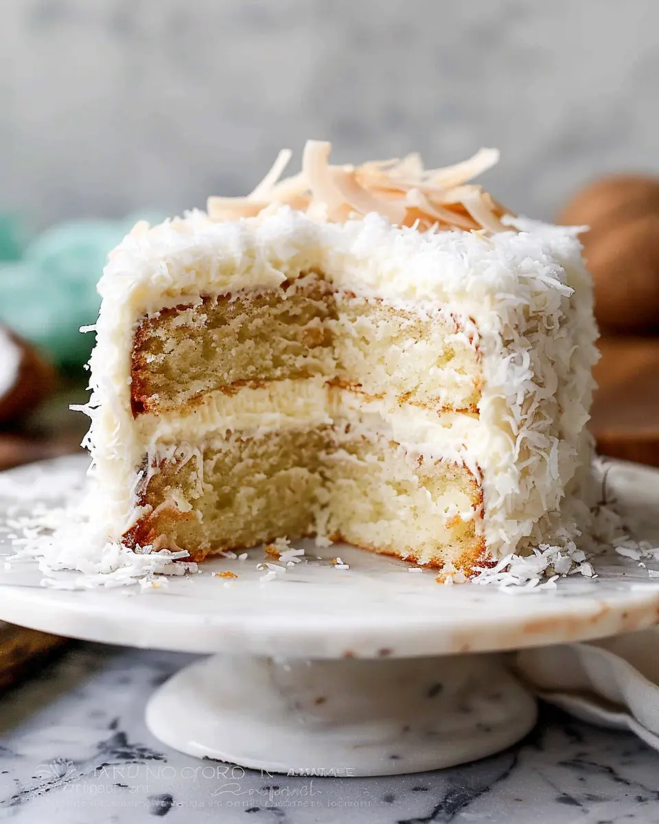 Fluffy Moist Coconut Cake: The Best Recipe for Coconut Lovers