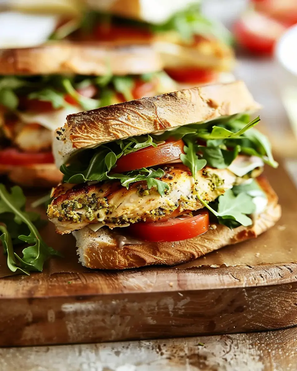 Chicken Pesto Sandwich: Easy Twist with Turkey Bacon Delight