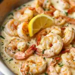 Creamy Lemon Garlic Parmesan Shrimp