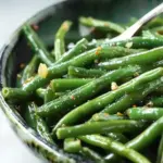 Garlic butter sauteed green beans
