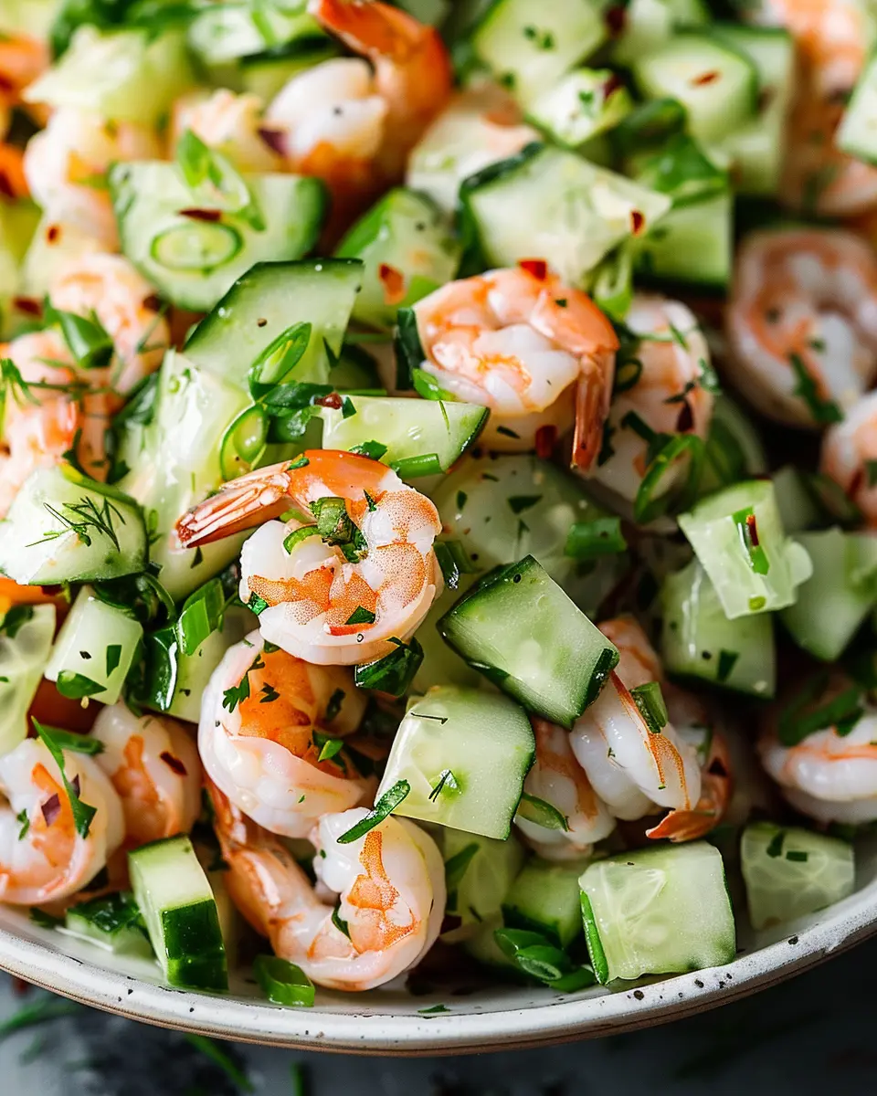 Cucumber Shrimp Salad: A Refreshingly Easy Summer Delight