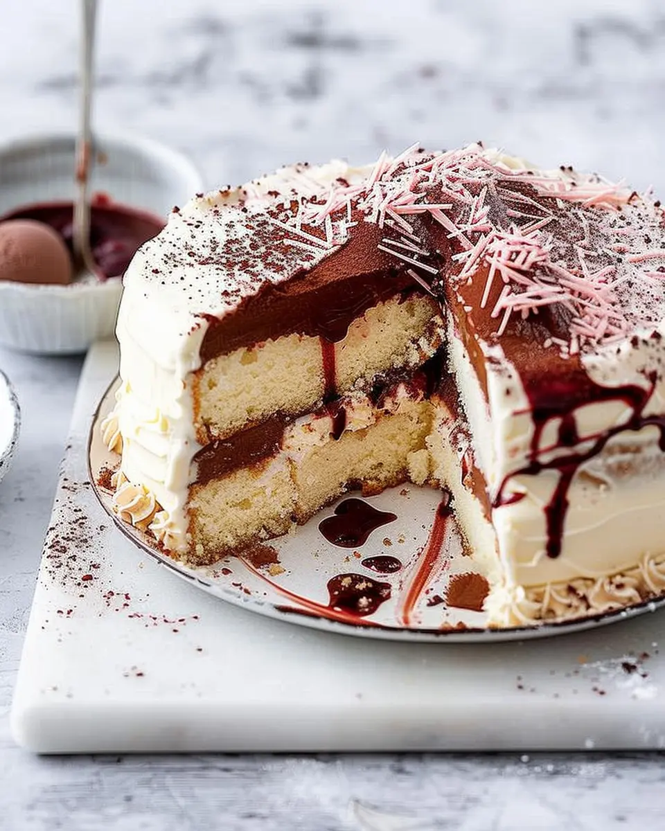 Giant lamington ice-cream cake: An indulgent treat for all