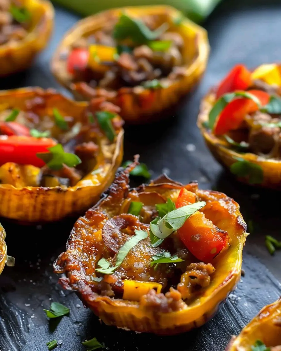 Stuffed plantain cups: Easy and Satisfying Turkey Bacon Delight