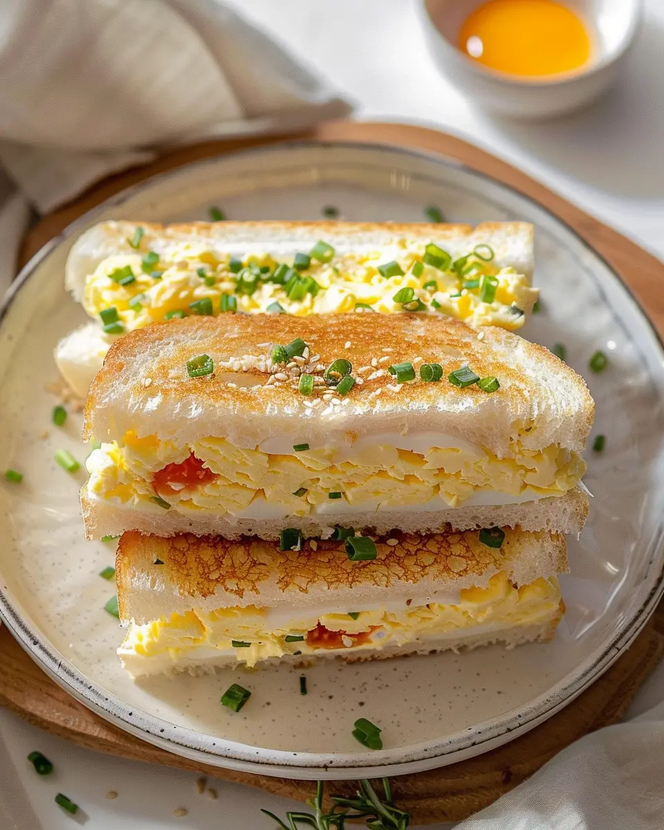 Japanese Egg Sandwich: The Best Twist with Turkey Bacon and Chicken Ham