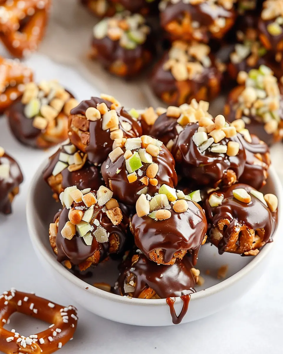 Caramel Apple Pretzel Bites: The Best Sweet and Salty Treats