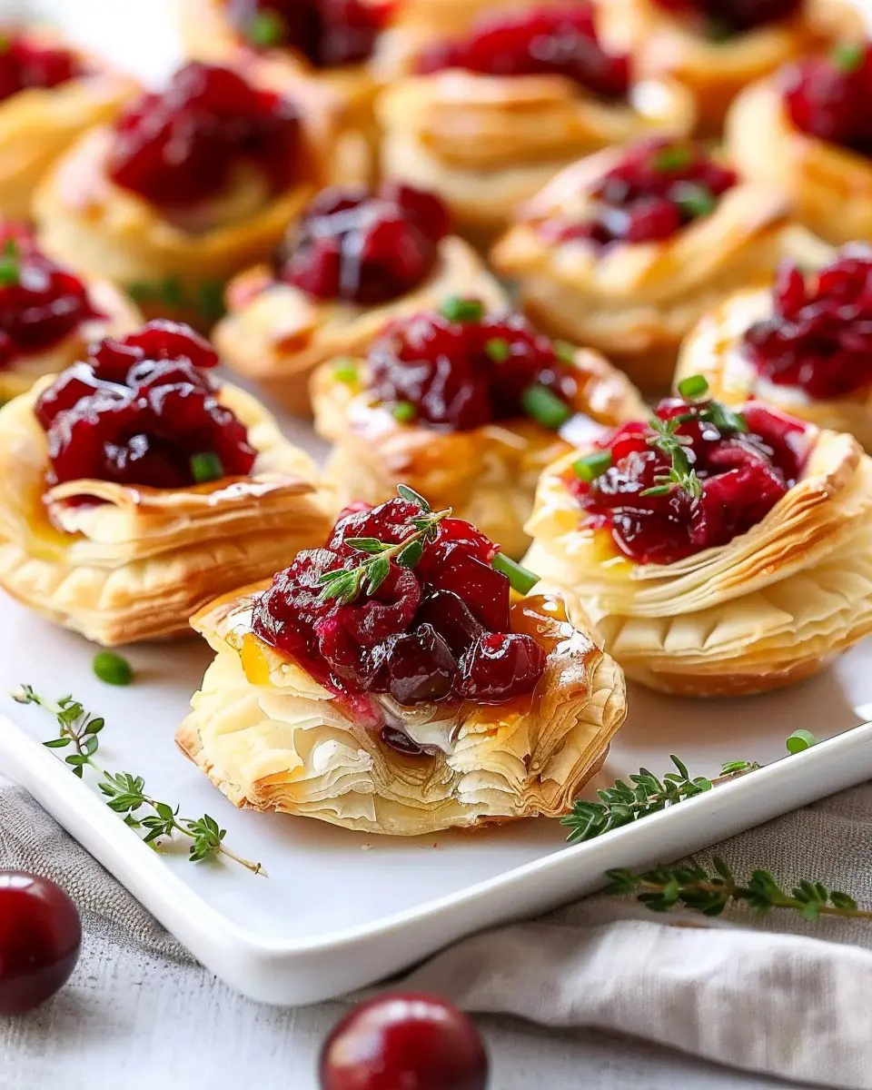 Cranberry Brie Puff Pastry Bites: Easy Indulgence for Any Occasion