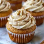 Pumpkin Cupcakes with Cinnamon Cream Cheese Frosting