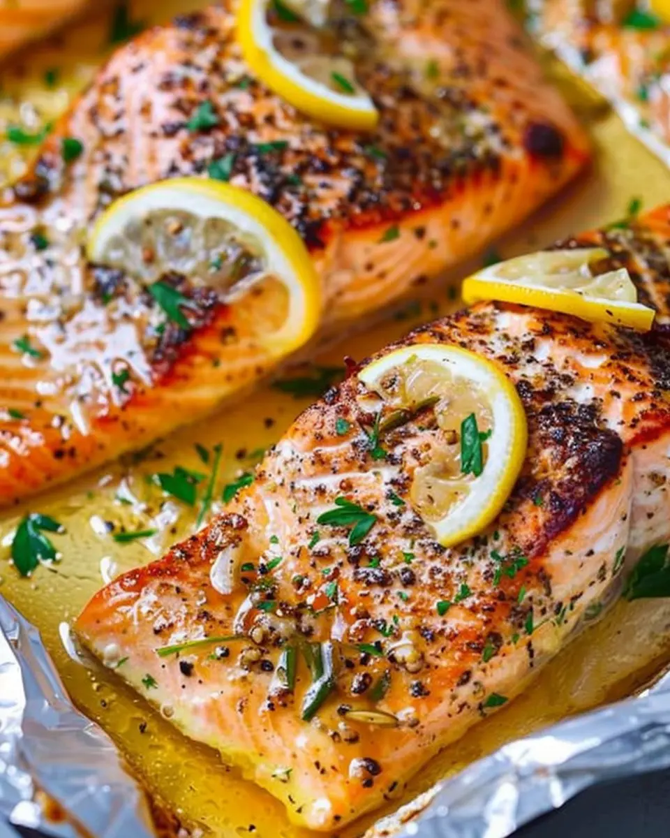 Sheet Pan Salmon with Lemon Garlic Butter: Easy and Delicious