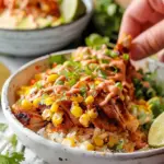 Street Corn Chicken Rice Bowls