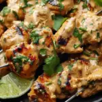 Thai Chicken Satay with Peanut Sauce
