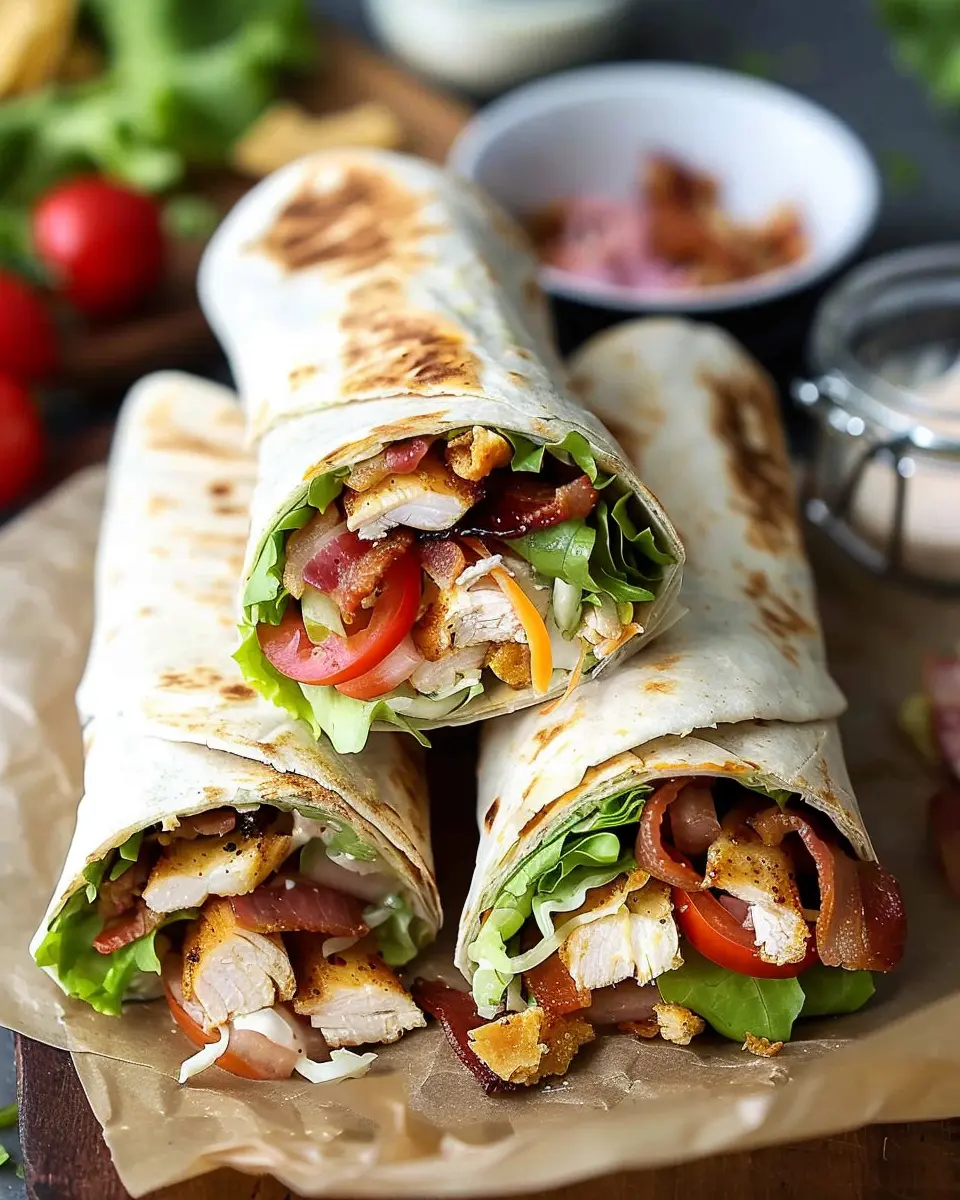 Chicken Bacon Ranch Wraps: Easy Turkey Bacon Delight at Home