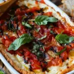 Baked Goat Cheese and Bruschetta Dip