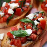 Perfect Bruschetta with Mozzarella
