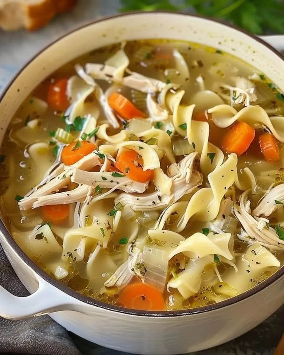 Chicken Noodle Soup: The Best Comforting Recipe with Turkey Bacon