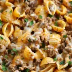 One-Pot Creamy Beef and Shells