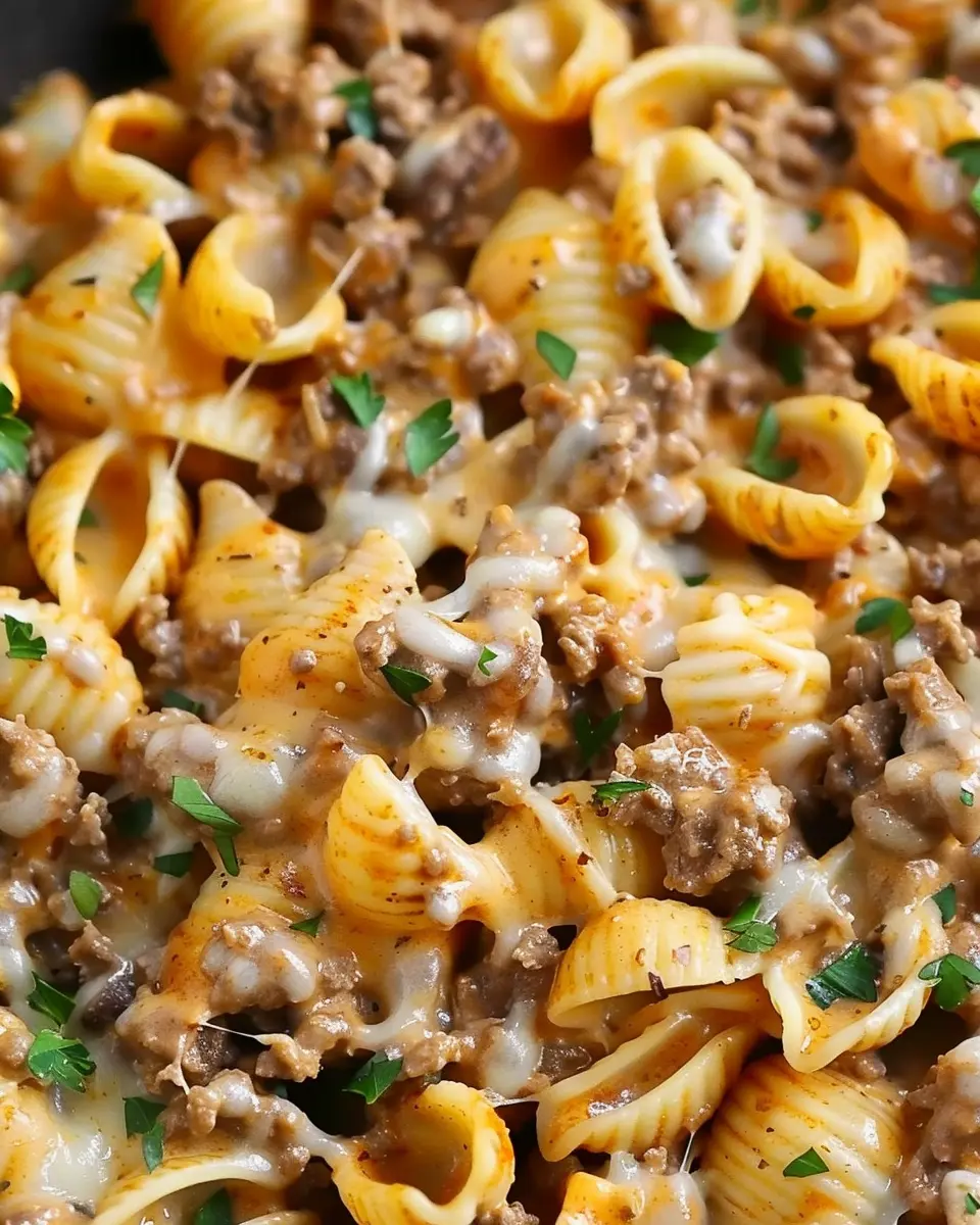 One-Pot Creamy Beef and Shells: A Simple Comfort Meal