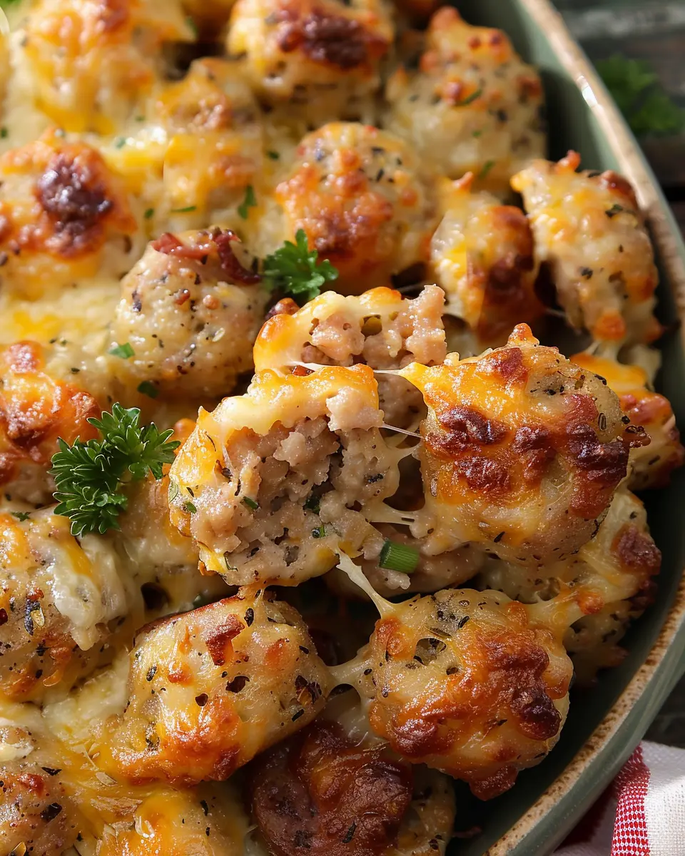 Sausage and Cheese Balls: Easy Homemade Treats for Everyone