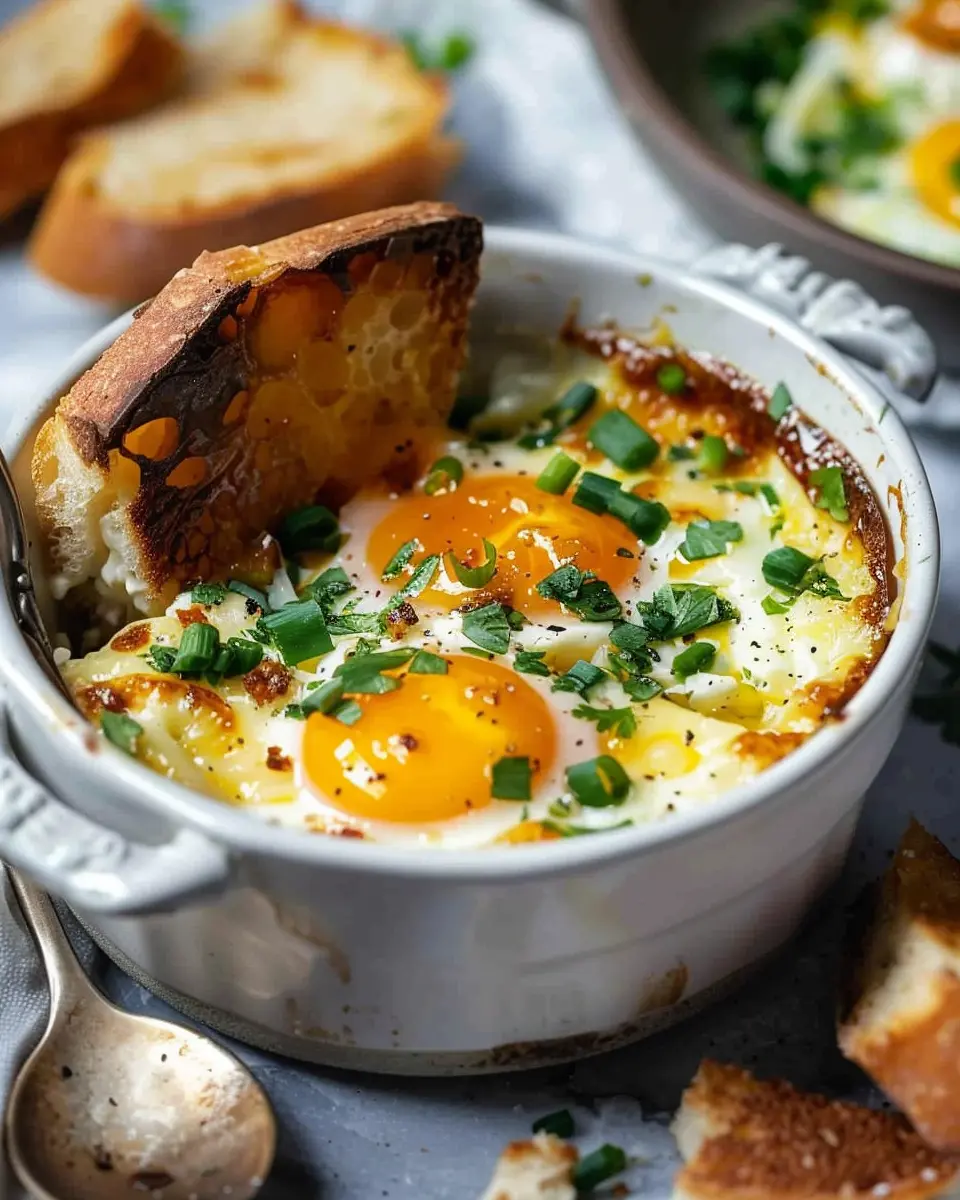 Eggs En Cocotte: Easy &amp; Delightful Recipe with Turkey Bacon