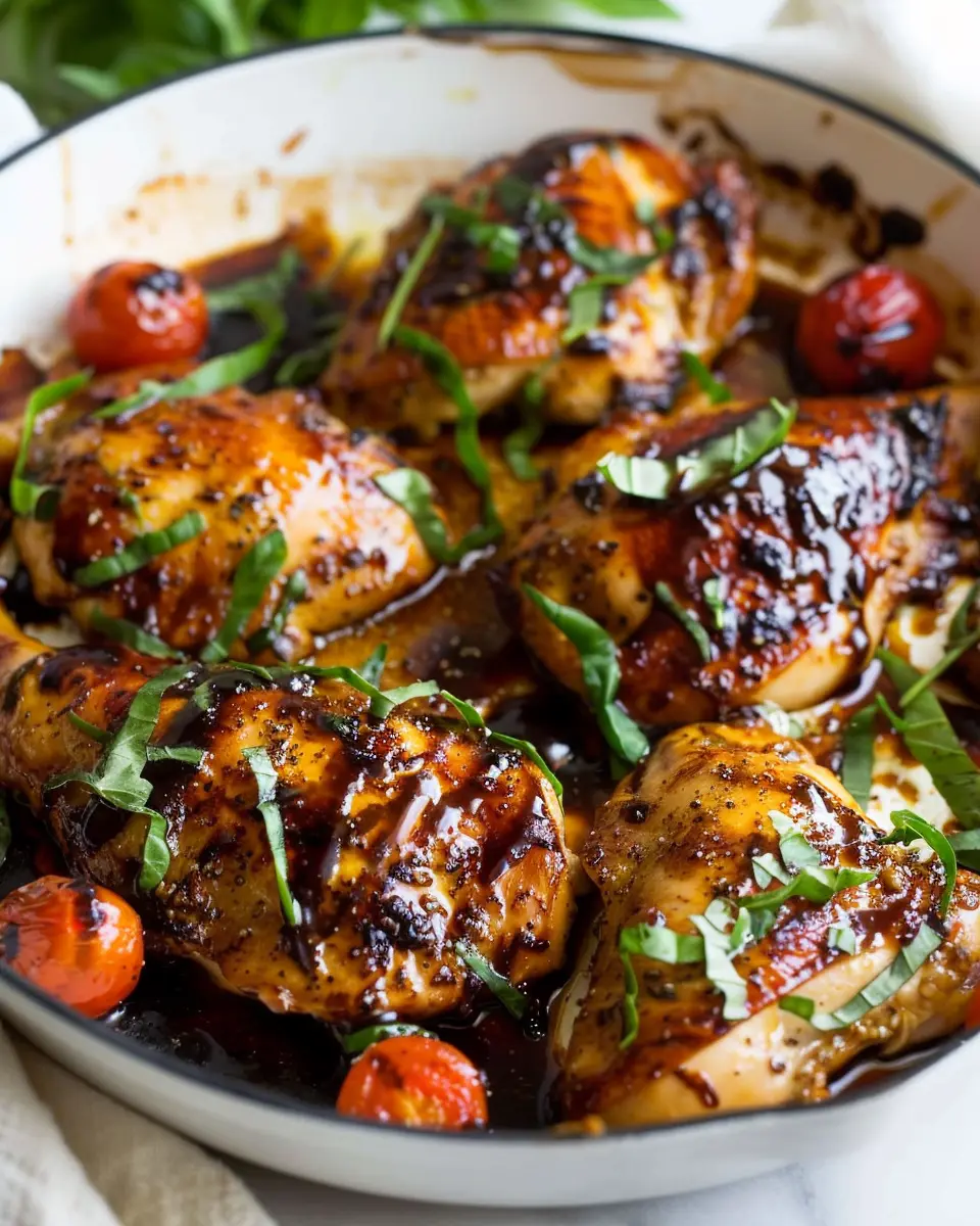 Baked Balsamic Chicken Recipe: Easy and Flavorful Family Delight