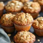 Maple Brown Sugar Oatmeal Muffins