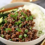 Delicious Korean Ground Beef Bowl