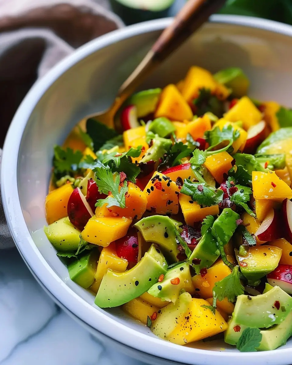Mango and Avocado Salad: A Fresh and Easy Delight for Your Table