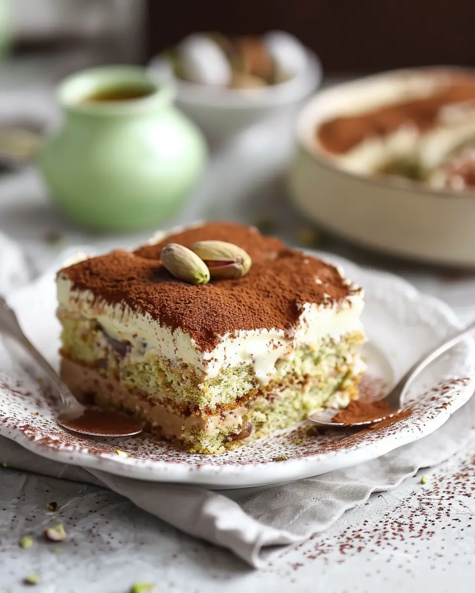 Pistachio Tiramisu: Indulge in This Irresistibly Creamy Delight
