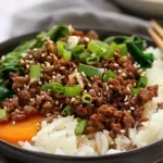 Delicious Korean Ground Beef Bowl
