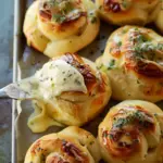 Savory Breakfast Rolls Drizzled With Bearnaise
