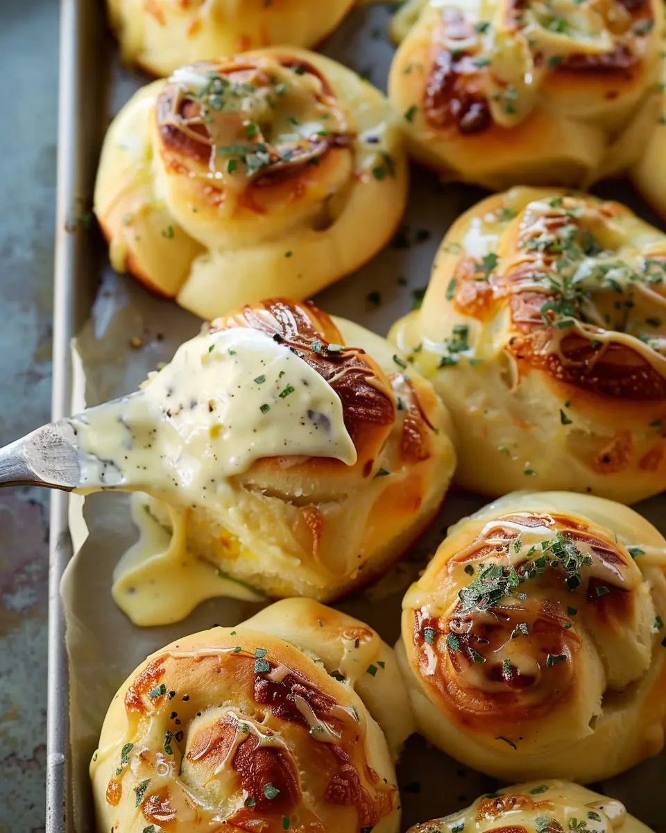 Savory Breakfast Rolls Drizzled With Bearnaise for a Delicious Morning