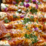 Cottage Cheese Chicken Enchiladas