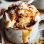 Salted Caramel Apple Mug Cake