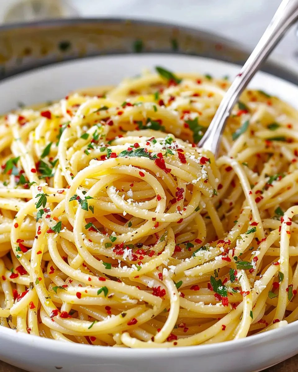 Spaghetti Aglio e Olio: Easy Recipe with Turkey Bacon Twist