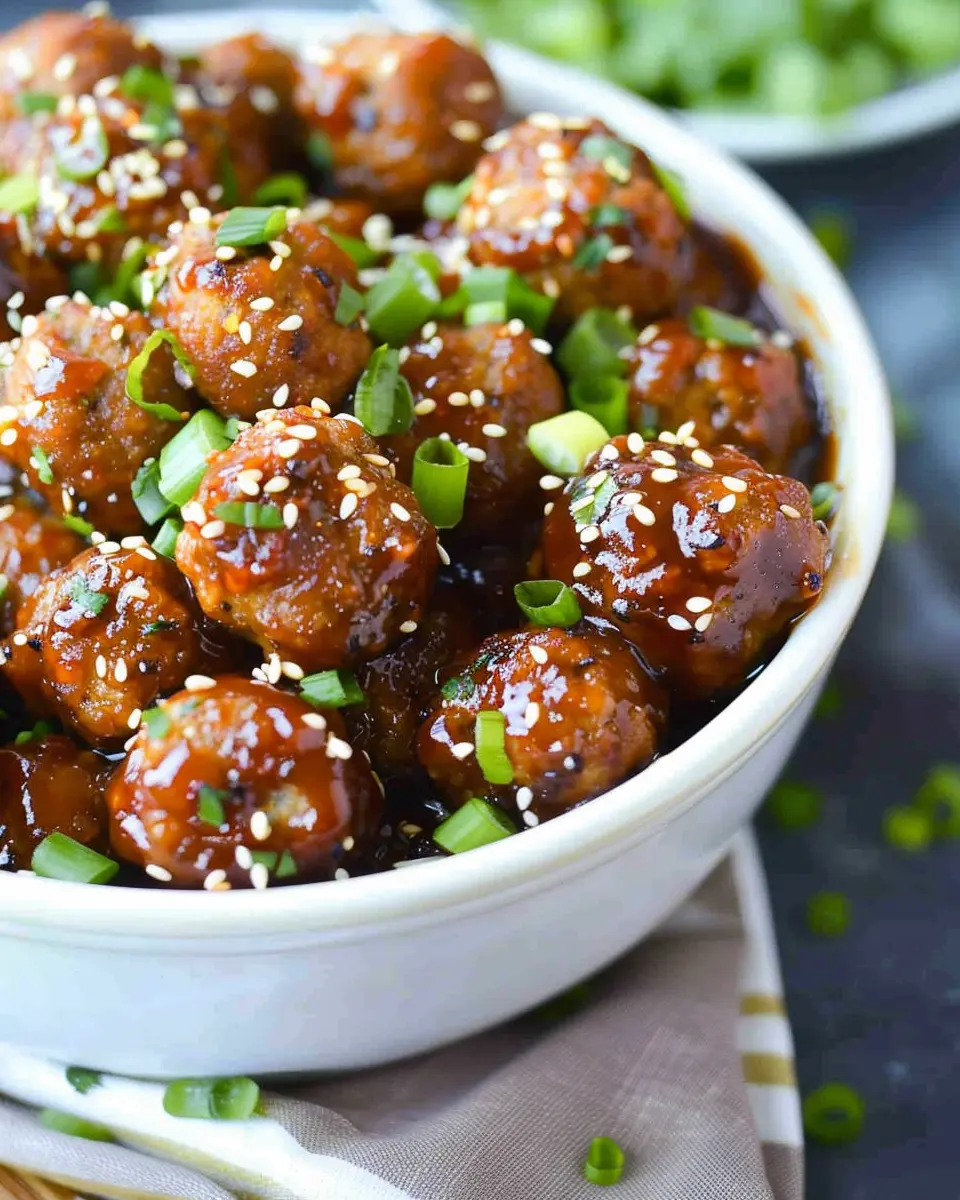 Slow Cooker Asian Meatballs: Easy and Flavorful Weeknight Dinner