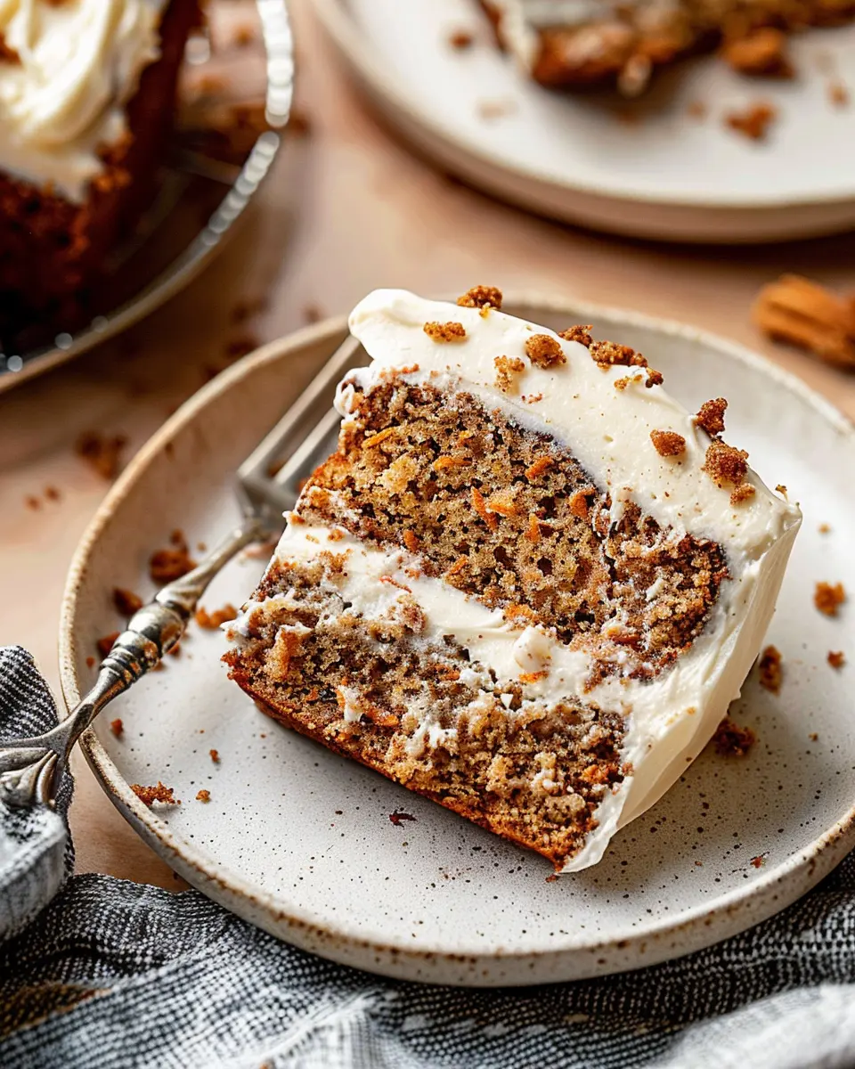 Carrot Cake Banana Bread: Indulgent Treat with Cinnamon Cream Cheese Frosting