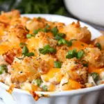 Cracked Out Chicken Tater Tot Casserole