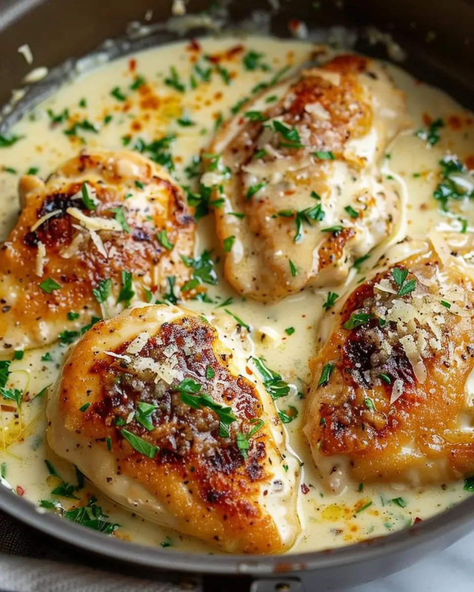 Creamy Garlic Butter Parmesan Chicken: Indulgent Comfort Food Delight