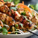 Pad Thai Chicken Skewer Salad